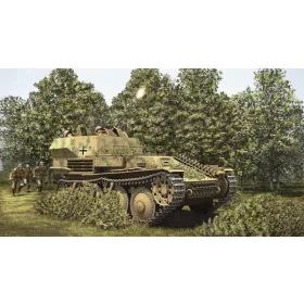   HobbyBoss német 2 cm Flak 38 Pz.Kpfw.38 (t) 1:35 harcjármű makett