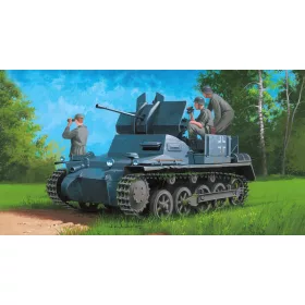   HobbyBoss német Flakpanzer IA – Ammo.Trailer 1:35 harcjármű makett