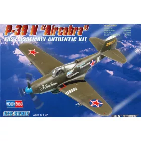   HobbyBoss amerikai P-39 N 'Aircacobra' 1:72 repülőgép makett
