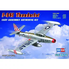   HobbyBoss amerikai F-84E 'Thunderjet' 1:72 repülőgép makett