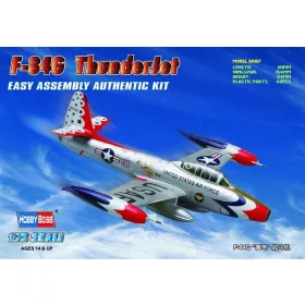   HobbyBoss amerikai F-84G 'ThunderJet' 1:72 repülőgép makett