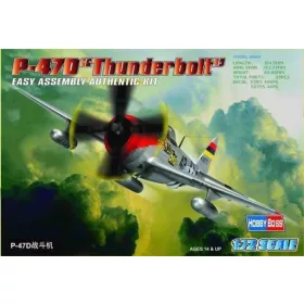   HobbyBoss P-47D ''Thunderbolt'' 1:72 repülőgép makett