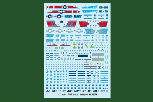 HobbyBoss F-14A Tomcat 1:72 repülőgép makett (HB80279)