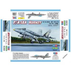 HobbyBoss F/A-18A Hornet 1:48 repülőgép makett