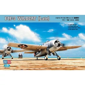   HobbyBoss F4F-3 Wildcat késői változat 1:48 repülőgép makett