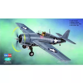 HobbyBoss F4F-4 Wildcat vadászgép 1:48 makett