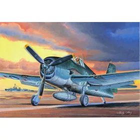   HobbyBoss F6F-3 Hellcat késői változat 1:48 repülőgép makett