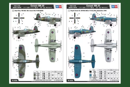 HobbyBoss Corsair Mk.3 1:48 repülőgép makett