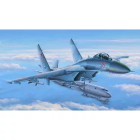 HobbyBoss Su-27 Flanker korai 1:48 repülőgép makett