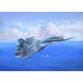 HobbyBoss Su-27UB Flanker C 1:48 repülőgép makett