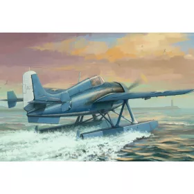   HobbyBoss amerikai F4F-3S Wildcatfish 1:48 repülőgép makett