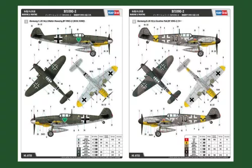 HobbyBoss Bf109G-2 1:48 repülőgép makett
