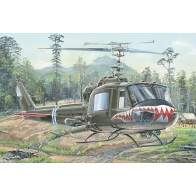 HobbyBoss UH-1 Huey B/C 1:18 helikopter makett