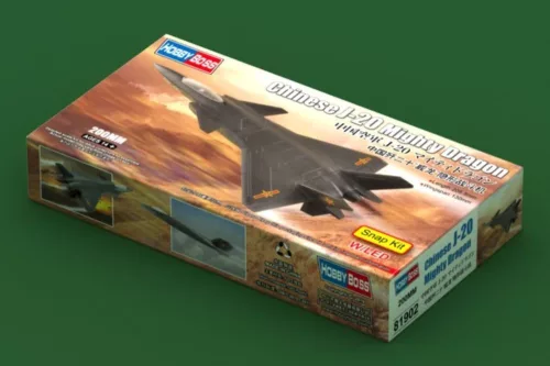 HobbyBoss kínai J-20 Mighty Dragon Plug-kit repülőgép makett
