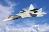 HobbyBoss orosz T-50 PAK-FA Plug-kit repülőgép makett
