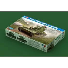   HobbyBoss szovjet T-26 könnyű gyalogsági harckocsi Mod 1938 1:35 makett
