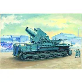   HobbyBoss Mörser Karl-Gerät 040 1:72 katonai jármű makett