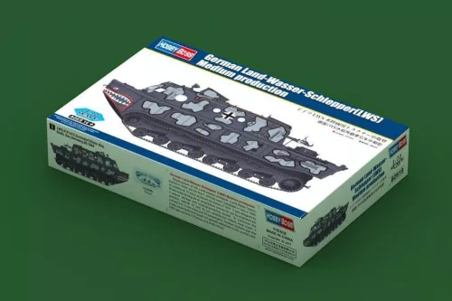 HobbyBoss német Land-Wasser-Schlepper (LWS)Medium gyártás 1:72 katonai jármű makett