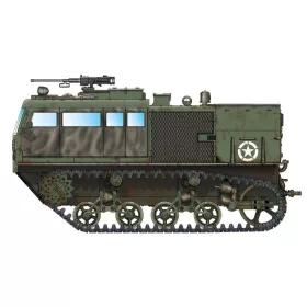   HobbyBoss M4 nagy sebességű tüzérségi vontató (3-in./90 mm) 1:72 makett