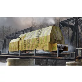 HobbyBoss német BR57 páncélmozdony 1:72 vasúti makett