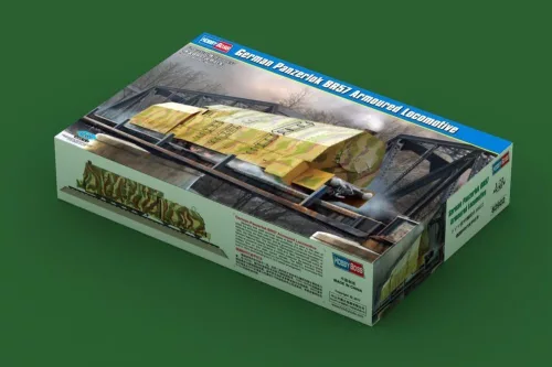 HobbyBoss német BR57 páncélmozdony 1:72 vasúti makett