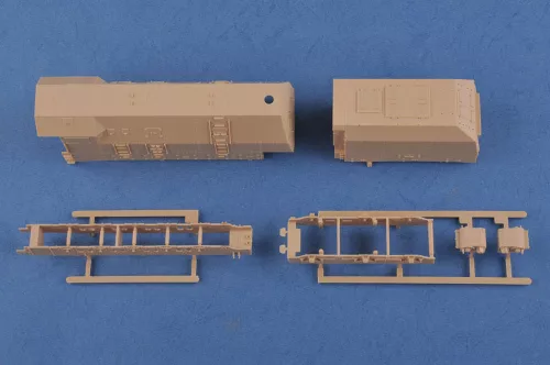 HobbyBoss német BR57 páncélmozdony 1:72 vasúti makett