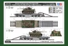 HobbyBoss német SSyms 80 vasúti platókocsi Tiger I harckocsival 1:72 vasúti makett