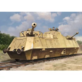  HobbyBoss Panzerjäger-Triebwagen 51 páncélozott motorkocsi 1:72 vasúti makett