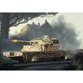 HobbyBoss német Panzerjägerwagen Vol.2 1:72 vasúti makett