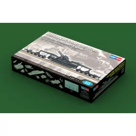   HobbyBoss német Karl-Gerät 040/041 vasúti szállítókocsin 1:72 vasúti makett
