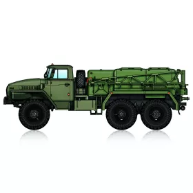 HobbyBoss APA-5D repülőtéri indítójármű 1:72 makett