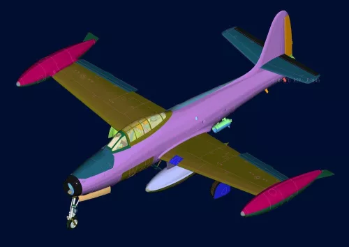 HobbyBoss F-84G Thunderjet 1:32 repülőgép makett