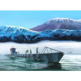   HobbyBoss német haditengerészet Type VII-B U-Boat 1:350 tengeralattjáró makett