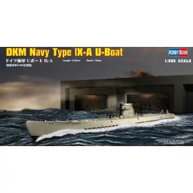   HobbyBoss DKM haditengerészet Type IX-A U-Boat 1:350 tengeralattjáró makett