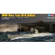 HobbyBoss DKM haditengerészet Type IX-A U-Boat 1:350 tengeralattjáró makett