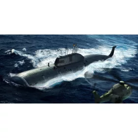   HobbyBoss orosz haditengerészet SSN Akula tengeralattjáró 1:350 makett