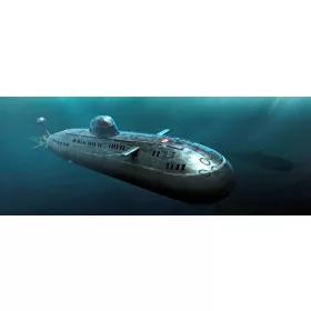   HobbyBoss szovjet haditengerészet Victor III Class SSN 1:350 tengeralattjáró makett