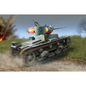   HobbyBoss szovjet T-26 könnyű gyalogsági harckocsi Mod.1936 1:35 makett