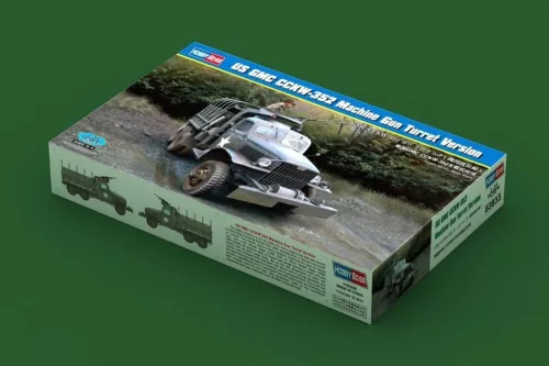 HobbyBoss amerikai GMC CCKW-352 Machine löveg Turret Versi 1:35 makett