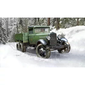 HobbyBoss szovjet GAZ-AAA teherautó 1:35 makett