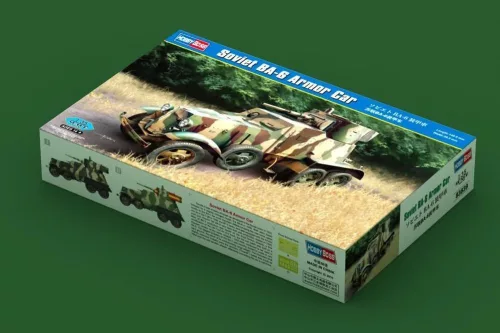 HobbyBoss szovjet BA-6 Armor Car 1:35 harcjármű makett