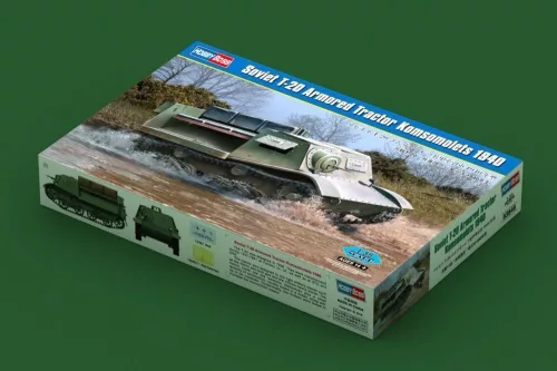 HobbyBoss szovjet T-20 Armored vontató Komsomolets 1940 1:35 harcjármű makett
