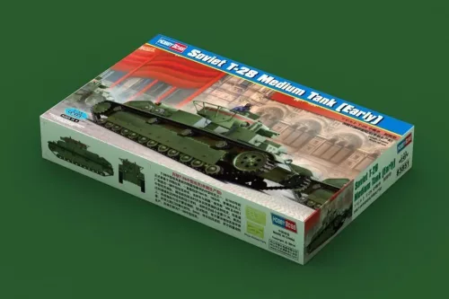 HobbyBoss szovjet T-28 közepes harckocsi (korai) 1:35 makett