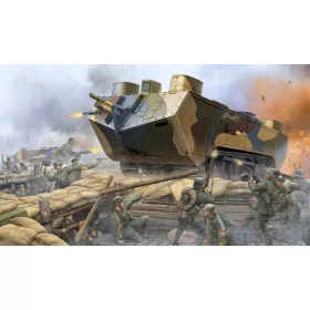   HobbyBoss francia Saint-Chamond nehéz harckocsi-korai 1:35 makett