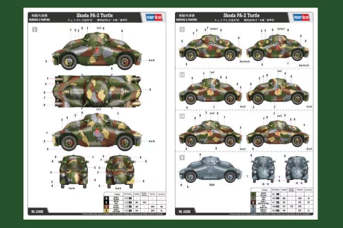 HobbyBoss Skoda PA-2 Turtle 1:35 katonai jármű makett