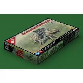 HobbyBoss német 20 mm Flak 38 crews 1:35 figura szett