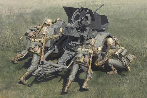 HobbyBoss német 20 mm Flak 38 crews 1:35 figura szett