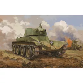 HobbyBoss szovjet D-38 harckocsi 1:35 makett