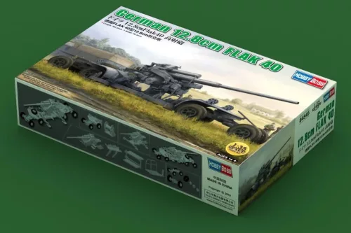 HobbyBoss német 12.8 cm FLAK 40 1:35 makett