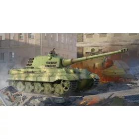   HobbyBoss Pz.Kpfw.VI Sd.Kfz.182 Tiger II (Henschel 105 mm) 1:35 harcjármű makett
